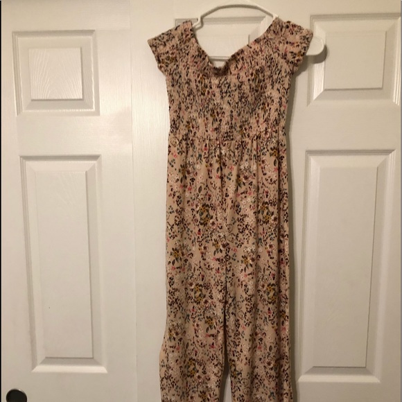 light pink floral jumpsuit - Picture 1 of 2